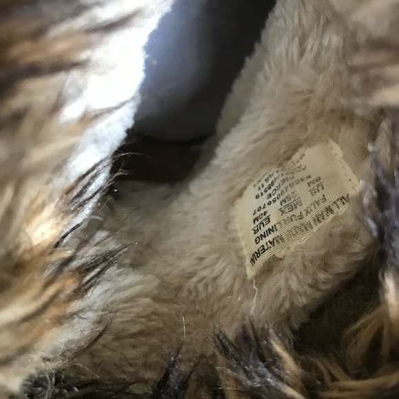 PARIS BLUES Fierce Faux Leather Faux Fur Lined Brown Lace Up Duck Boots Size 8 - Picture 14 of 15